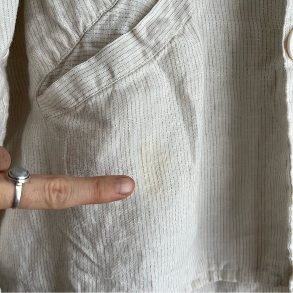 FLAX linen button up - Picture 4 of 6